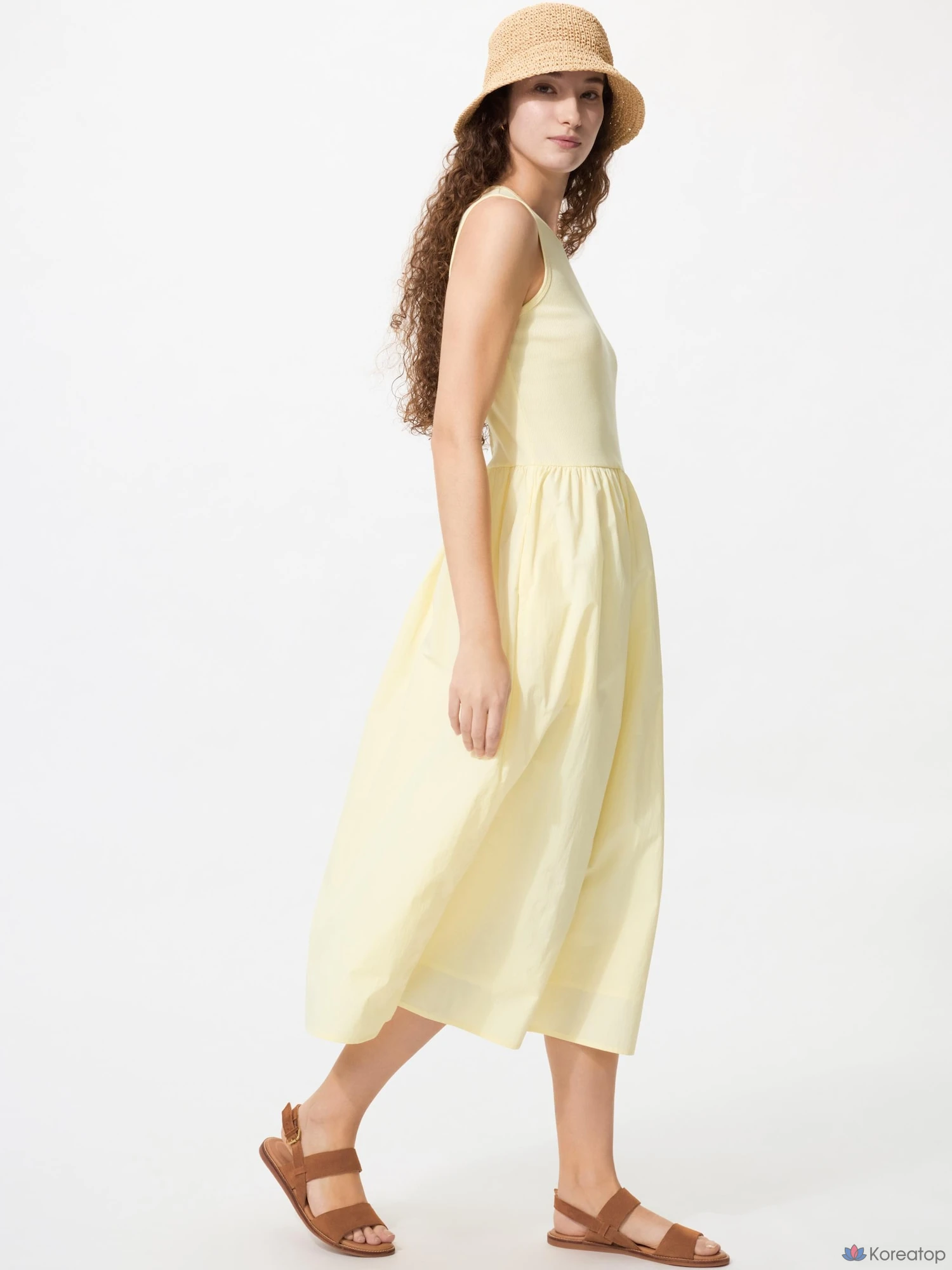 Платье Uniqlo Combination Dress Sleeveless
