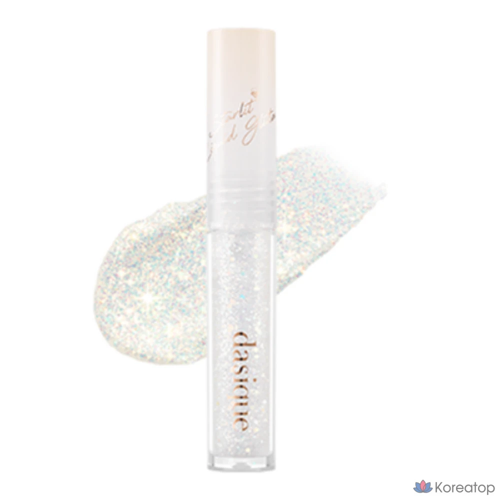 Жидкие блестки Dasique Starlit Jewel 1,8 г, цвет Frozen Gold, 1 шт.