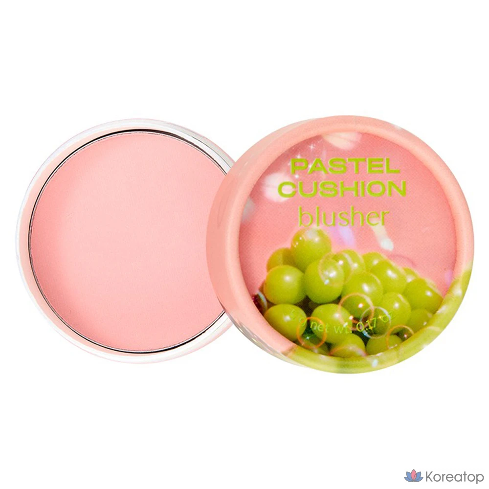 Румяна-кушон The Face Shop Pastel Cushion Blusher, 5 г, оттенок Bubblegum Pink, 1 шт.