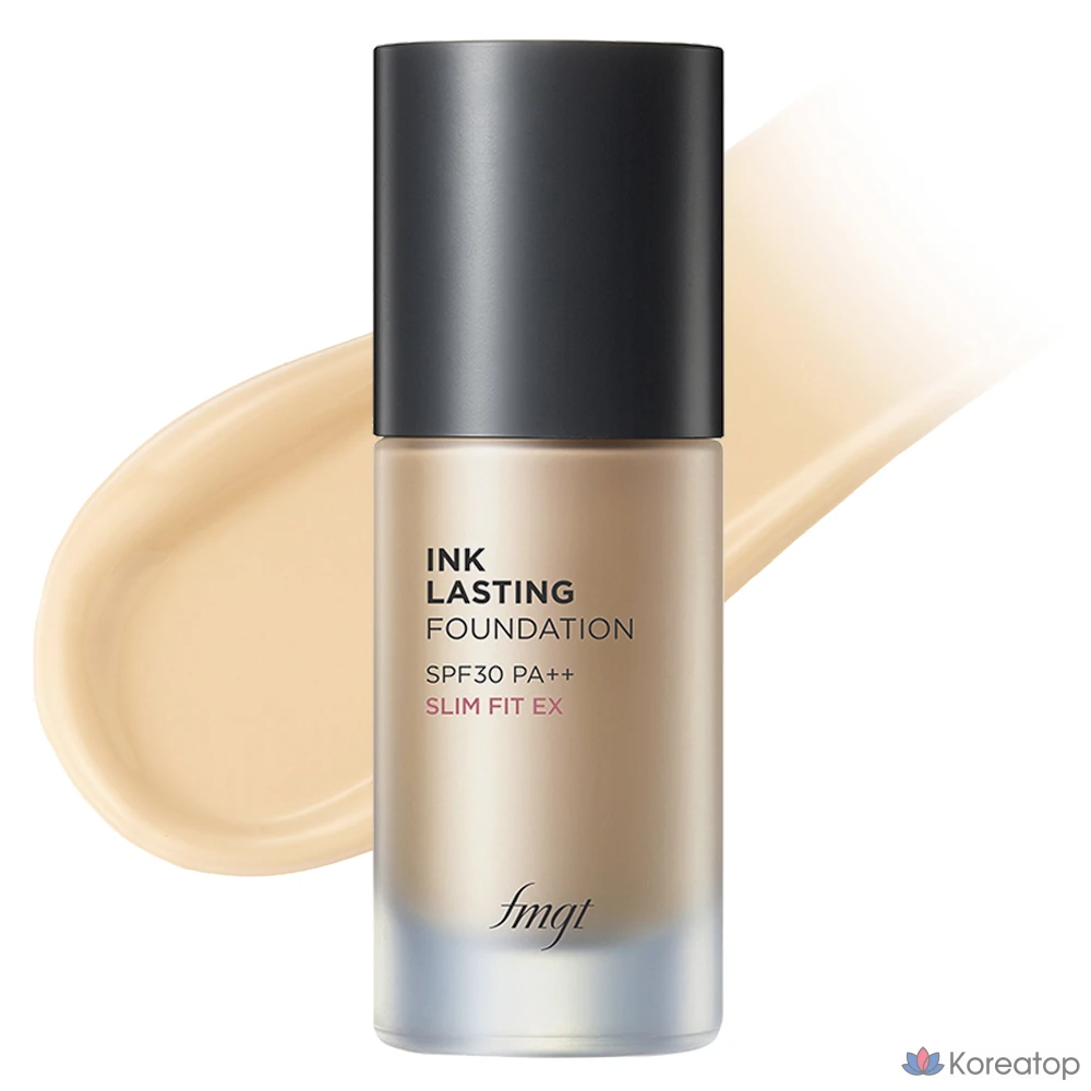 Тональный крем The Face Shop Ink Lasting Foundation Slim Fit EX, 30 мл, 1 шт., N203 Натуральный бежечный