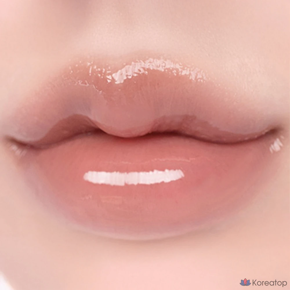 Блеск для губ ROM&ND Glasting Color Gloss Lip Tint, оттенок 02 Nutty Beige, 1 шт., фото 7