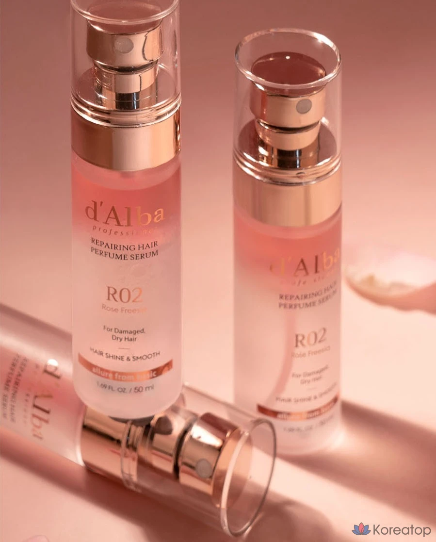 Восстанавливающая сыворотка для волос D'alba Professional с ароматом розы и фрезии, 50 мл, 1 шт., фото 9