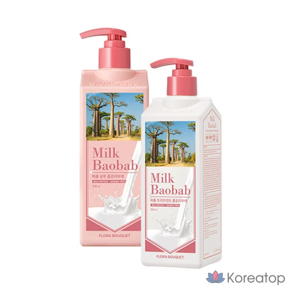 Парфюмированный шампунь Milk Baobab с ароматом Flora Bouquet, 500 мл, 1 шт.