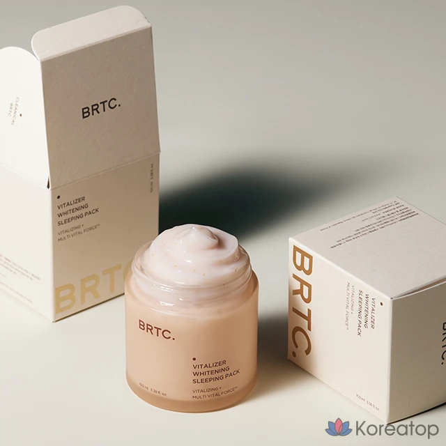 Отбеливающая ночная маска для лица BRTC Vitalizer, 100 мл, 1 упаковка