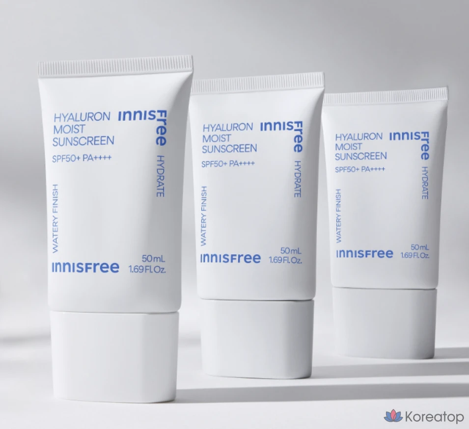 Увлажняющий солнцезащитный крем Innisfree с гиалуроновой кислотой SPF50+ PA++++, 50 мл, 1 шт.