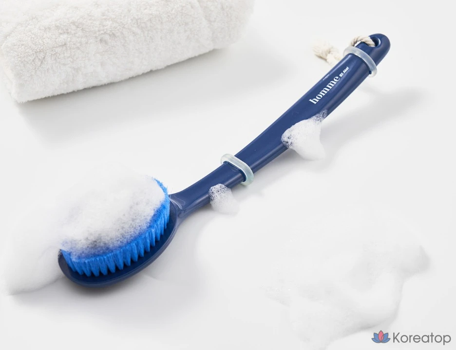Универсальная щетка для тела Akei Derma+ Homme, темно-синяя, 1 шт.