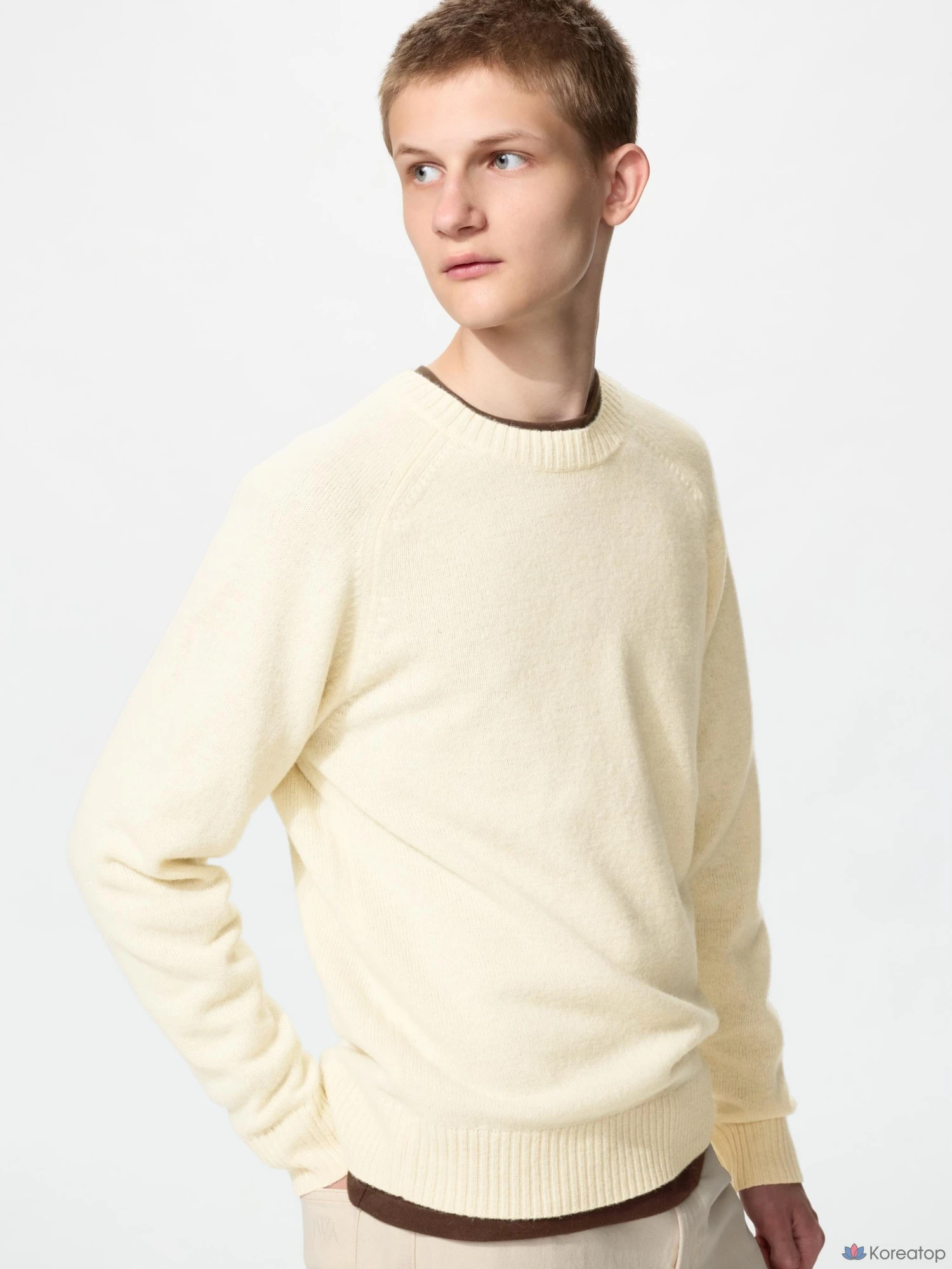 Свитер Uniqlo Lambswool Crew Neck Sweater
