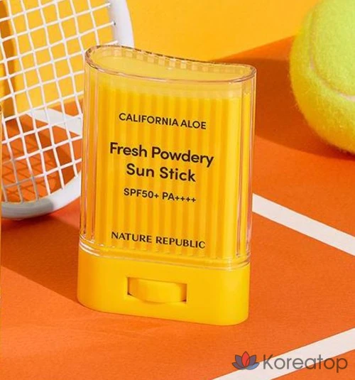 Солнцезащитный стик Nature Republic California Aloe Soft Sun Stick SPF50+ PA++++, 24 г, 1 шт.