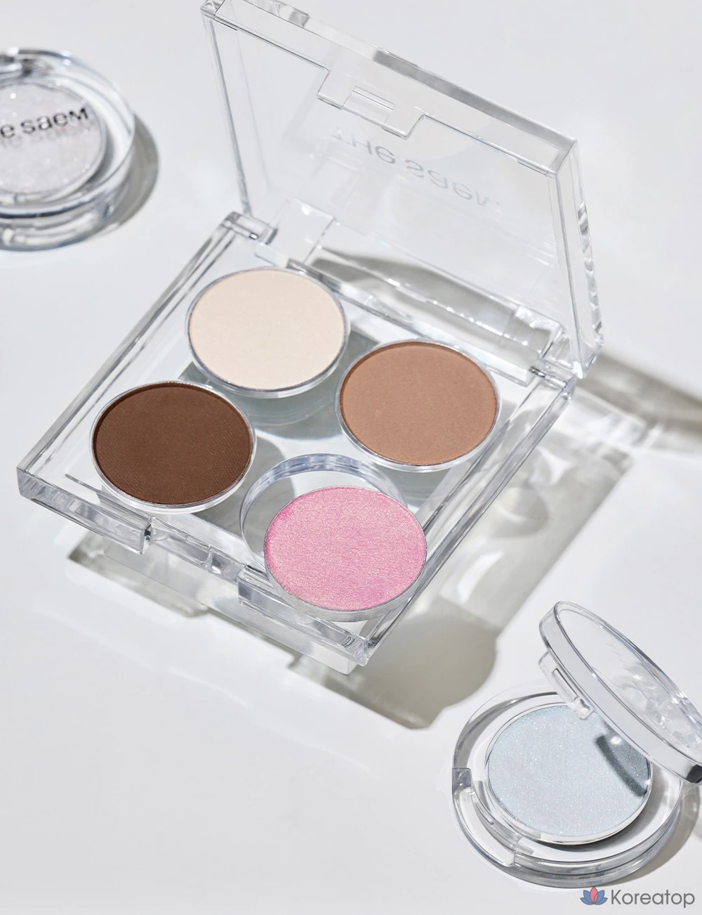 Тени для век The Saem Saemmul Single Eyeshadow, PK01 Fresh Strawberry Jelly, 1 шт., фото 8