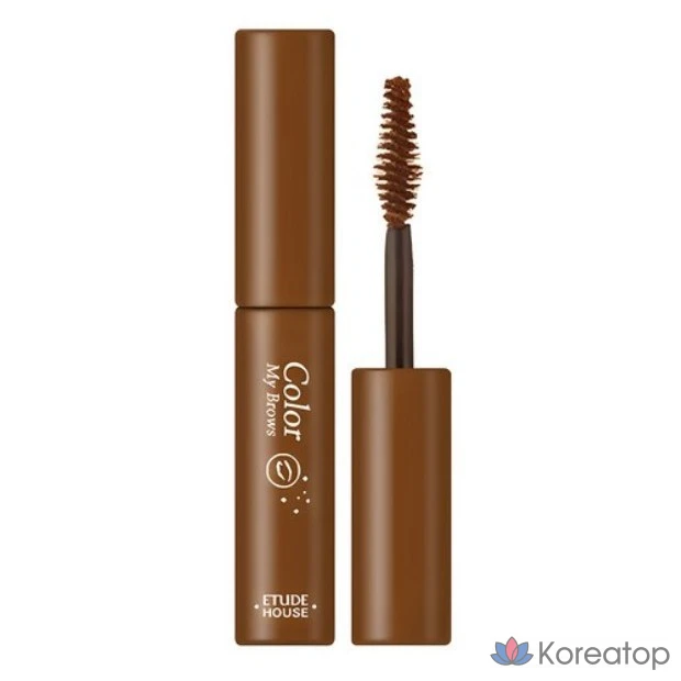 Тушь для ресниц Etude House Pure Lie Browcara Mascara 4,5 г, № 4, натуральный коричневый, 1 шт.