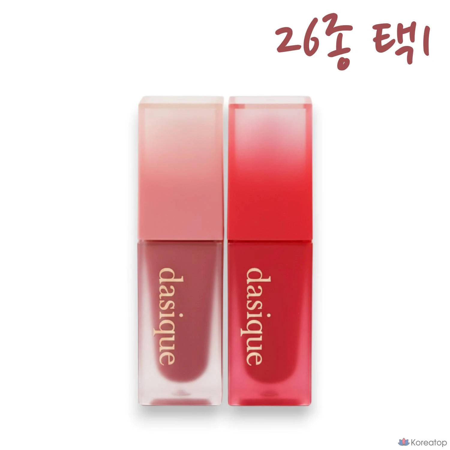 Тинт для губ Daisique Juicy Dewy Tint 3,5 г, 26 Rose Black Tea, 1 шт.