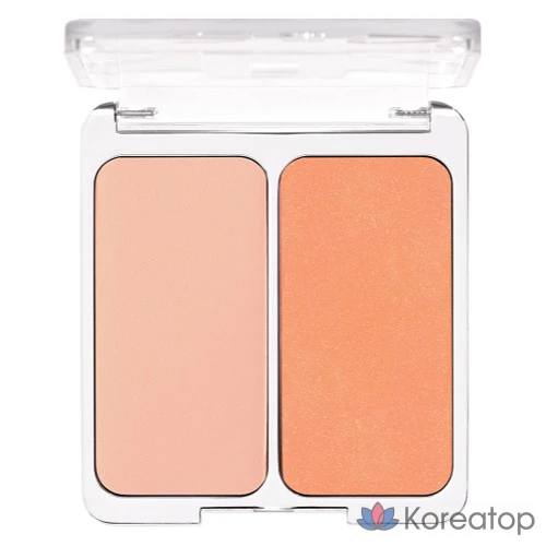 Блюш 2an Dual Cheek Blusher, оттенок 12 Orange Flare, 1 шт.