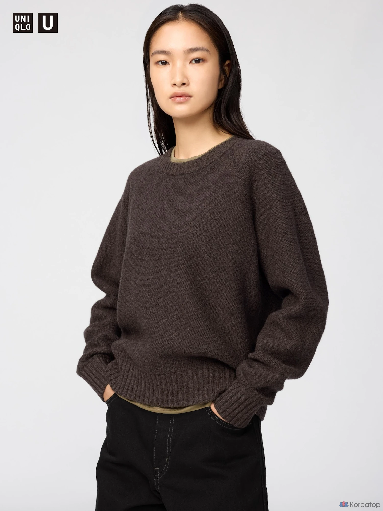 Свитер Uniqlo Lambswool Crew Neck Sweater