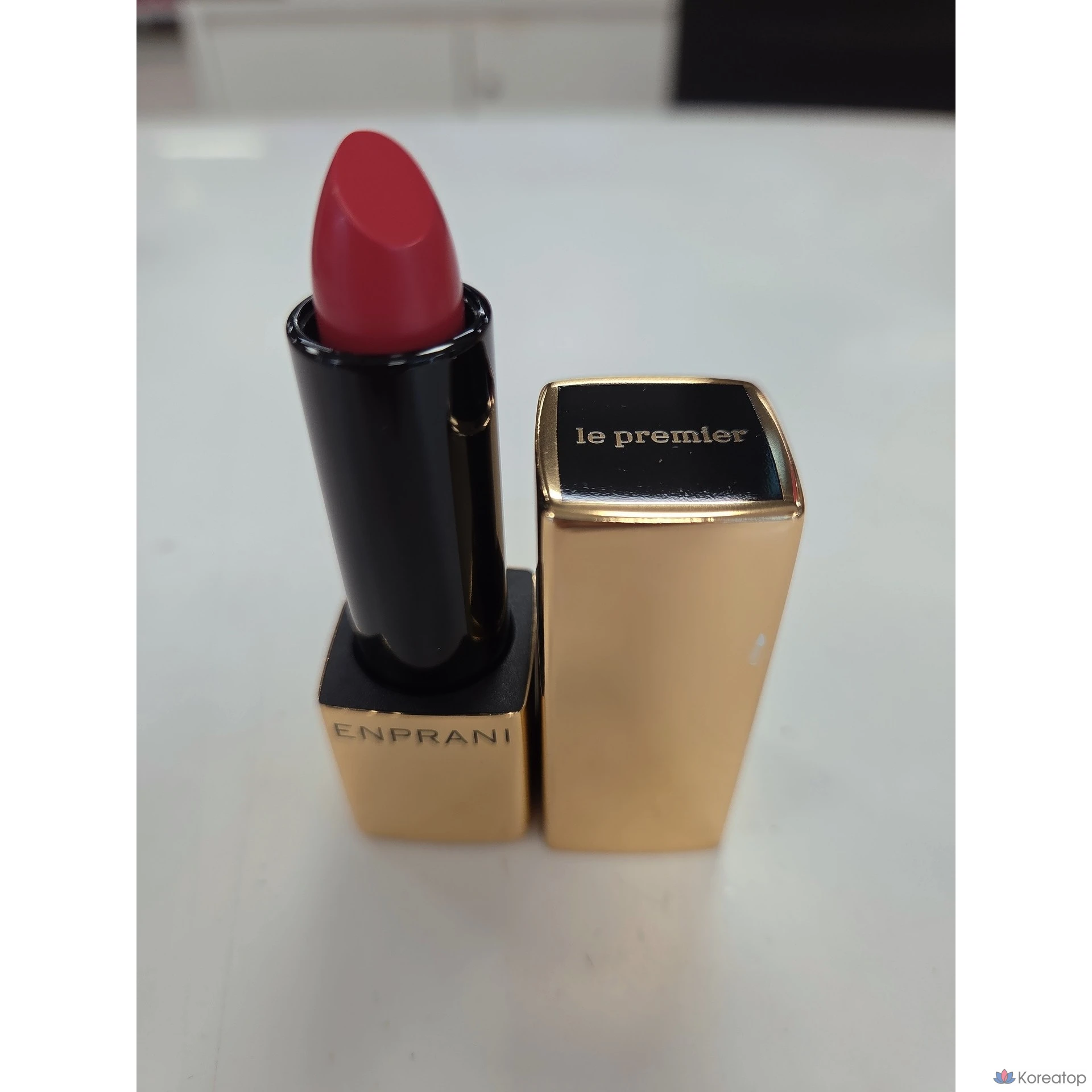 Помада Enprani Le Premium Lipstick OR02 Dry Sunset, крем для рук с витаминами, 1 шт., 3,4 г