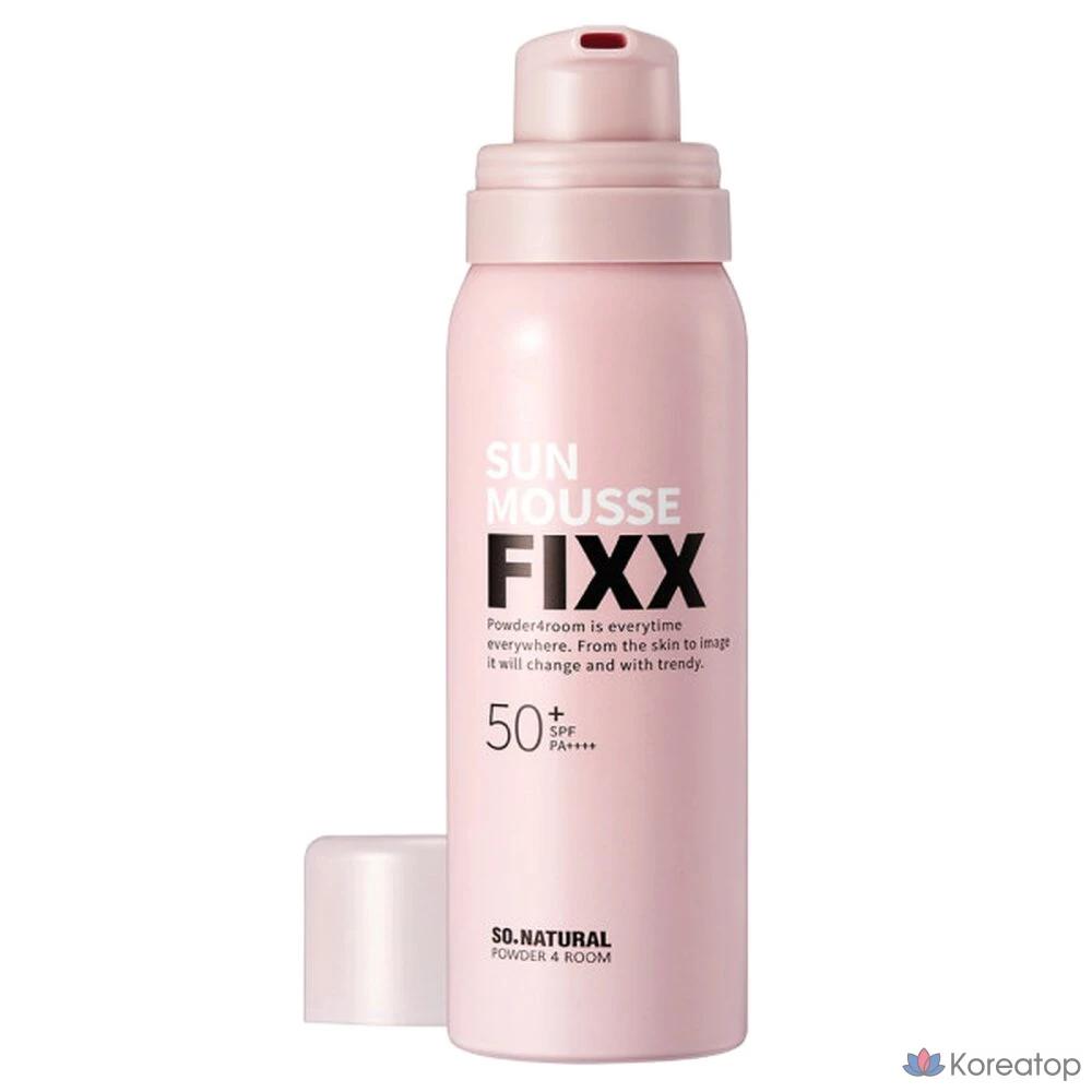 Солнцезащитный мусс-фиксатор So Natural Glow SPF50 PA, 1 шт.