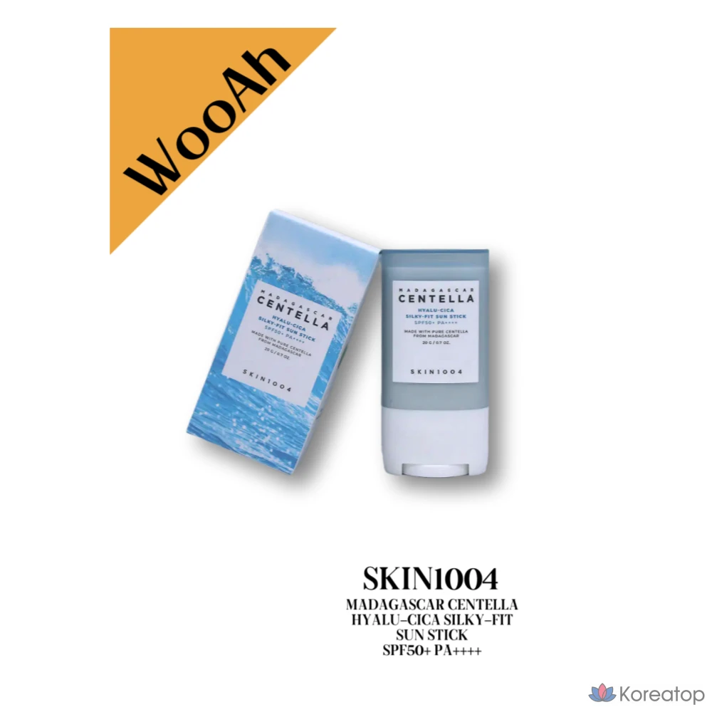 Солнцезащитный стик Silky Fit с мадагаскарской центеллой гиалуроновой (SPF50+ PA++++), 7 г, 1 шт.