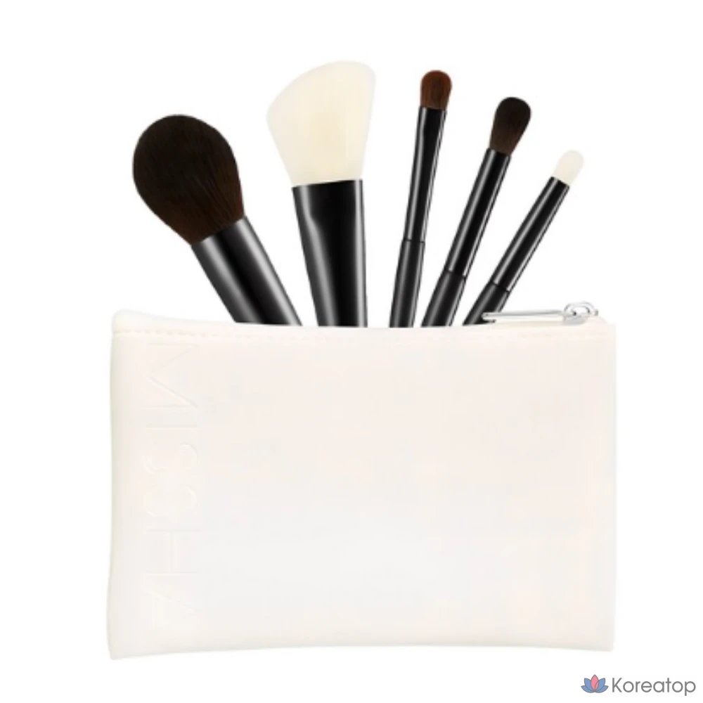 Набор мини-кистей Missha Artistool To Go, 5 шт. (черный), 1 шт.