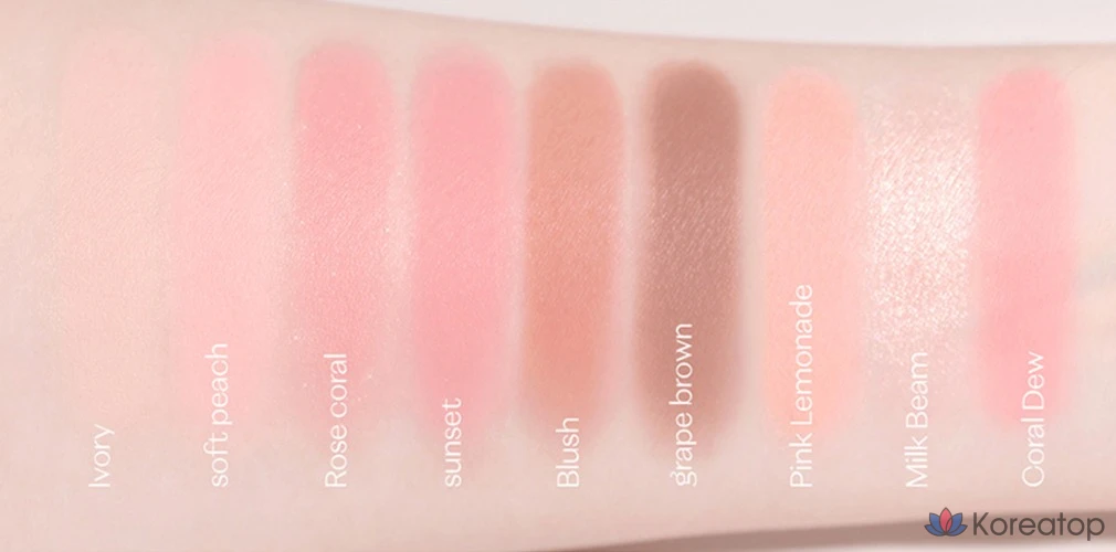 Палетка теней Etude House My Little Palette, оттенок 02 Coral, 6.9 г, 1 шт., фото 5