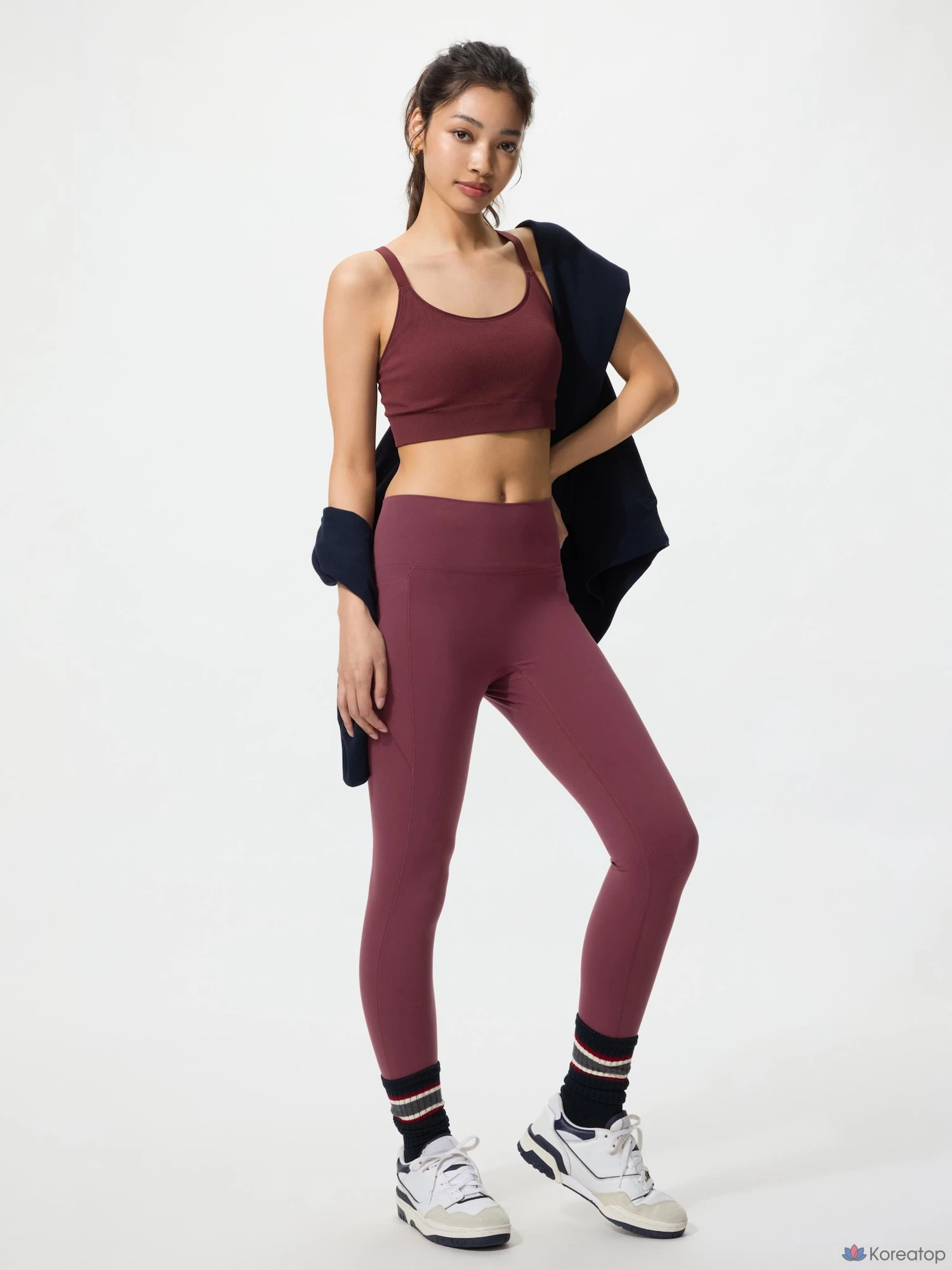 Леггинсы Uniqlo Ultra Stretch Active Leggings, длина штанины 60.5-61 см