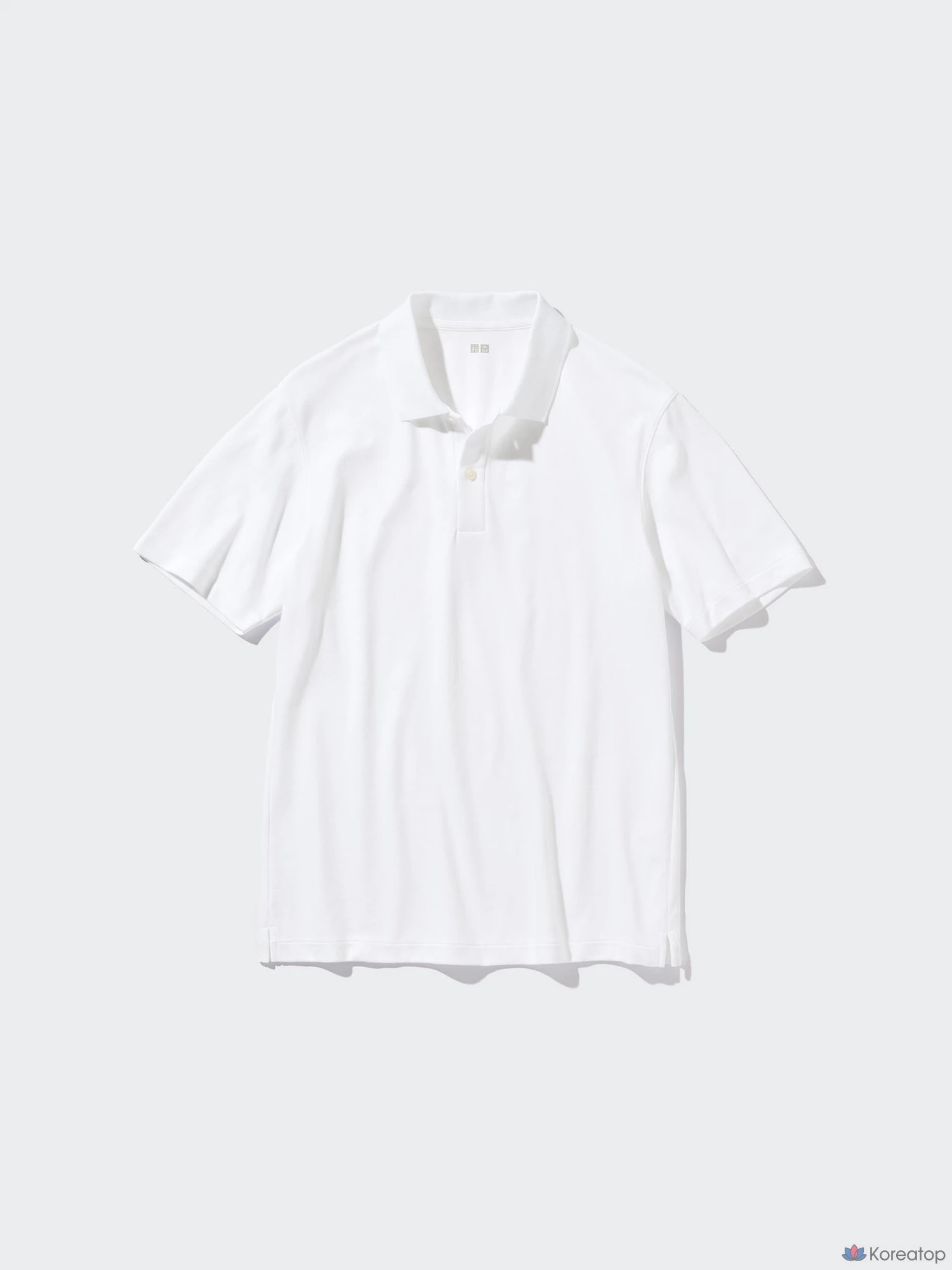 Рубашка поло Uniqlo AIRism Cotton Pique Polo Shirt (Short Sleeve)