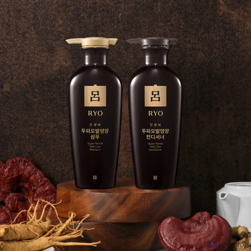 Питательный шампунь для кожи головы и волос Ryo Jinsaengbo, 400 мл, 1 шт.