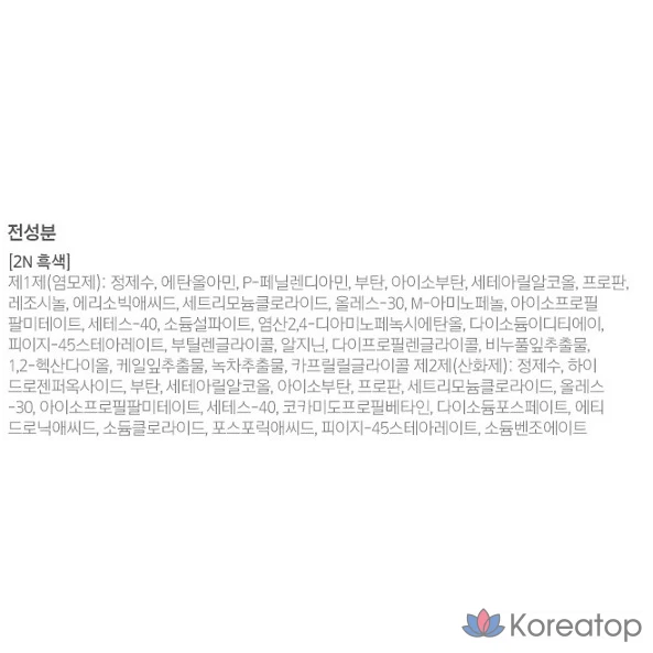 Краска для пенопласта Mise en Scene All New Easy and Fast, 2N Black, 1 шт.