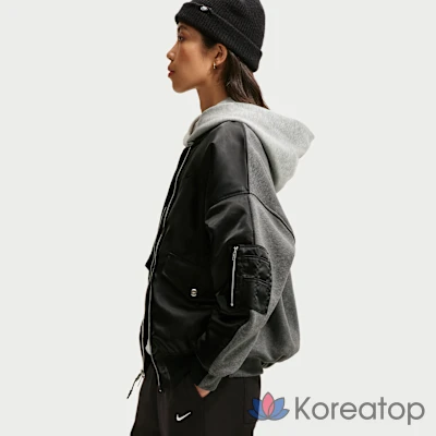 Куртка-бомбер женская Nike Sportswear Oversized Bomber Jacket, фото 3