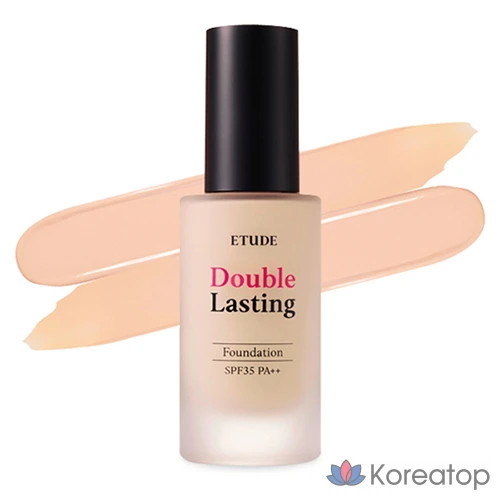 Жидкая тональная основа Etude House Double Lasting Liquid Foundation, 30 г, 1 шт., оттенок Rosy Pure