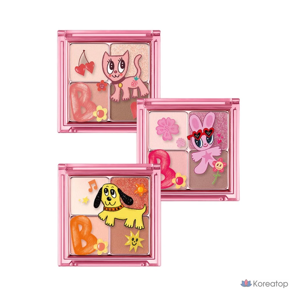 Палетка теней для век Mood On Eye Palette, оттенки Vanillaco/Ice Cream, 6,2 г, 1 шт.