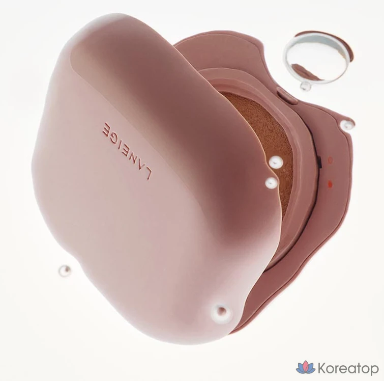 Тональный крем Laneige Neo Glow Cushion Foundation, основной продукт 15 г + сменный блок 15 г, оттенок 23N1 Sand, 1 шт., фото 3