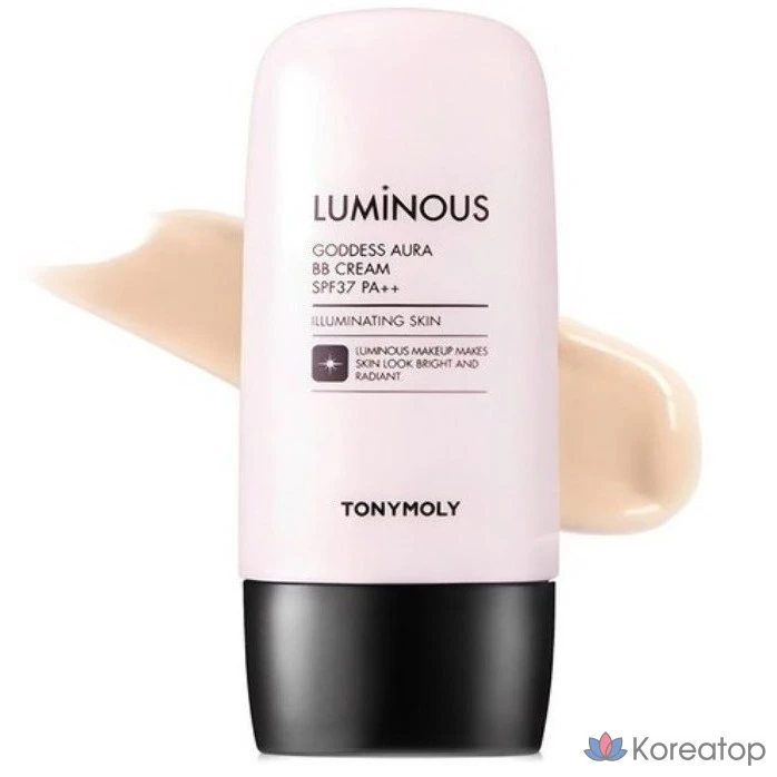 BB-крем Tony Moly Luminous Goddess Glow SPF37 PA++, ярко-бежевый цвет, 45 г, 1 шт.