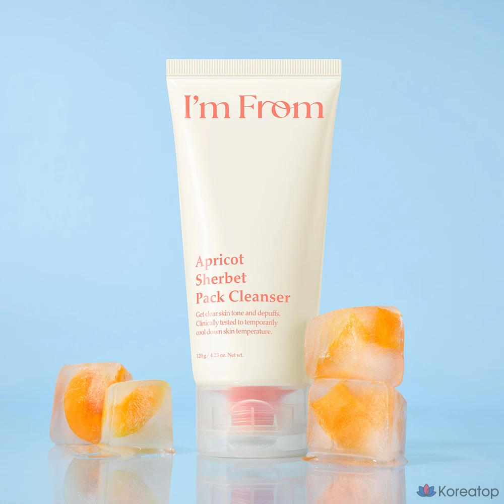 Очищающая маска для лица I'm From Apricot Sherbet Pack Cleanser, 120 г, 1 шт.