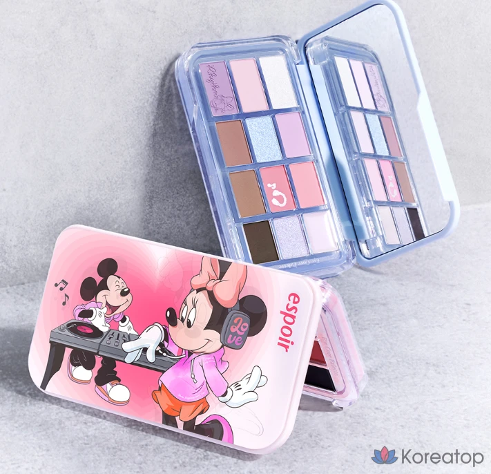 Палетка теней Espoir Disney Edition Eye Core Palette, № 9 Rhythmic Lavender, 1 комплект., фото 7