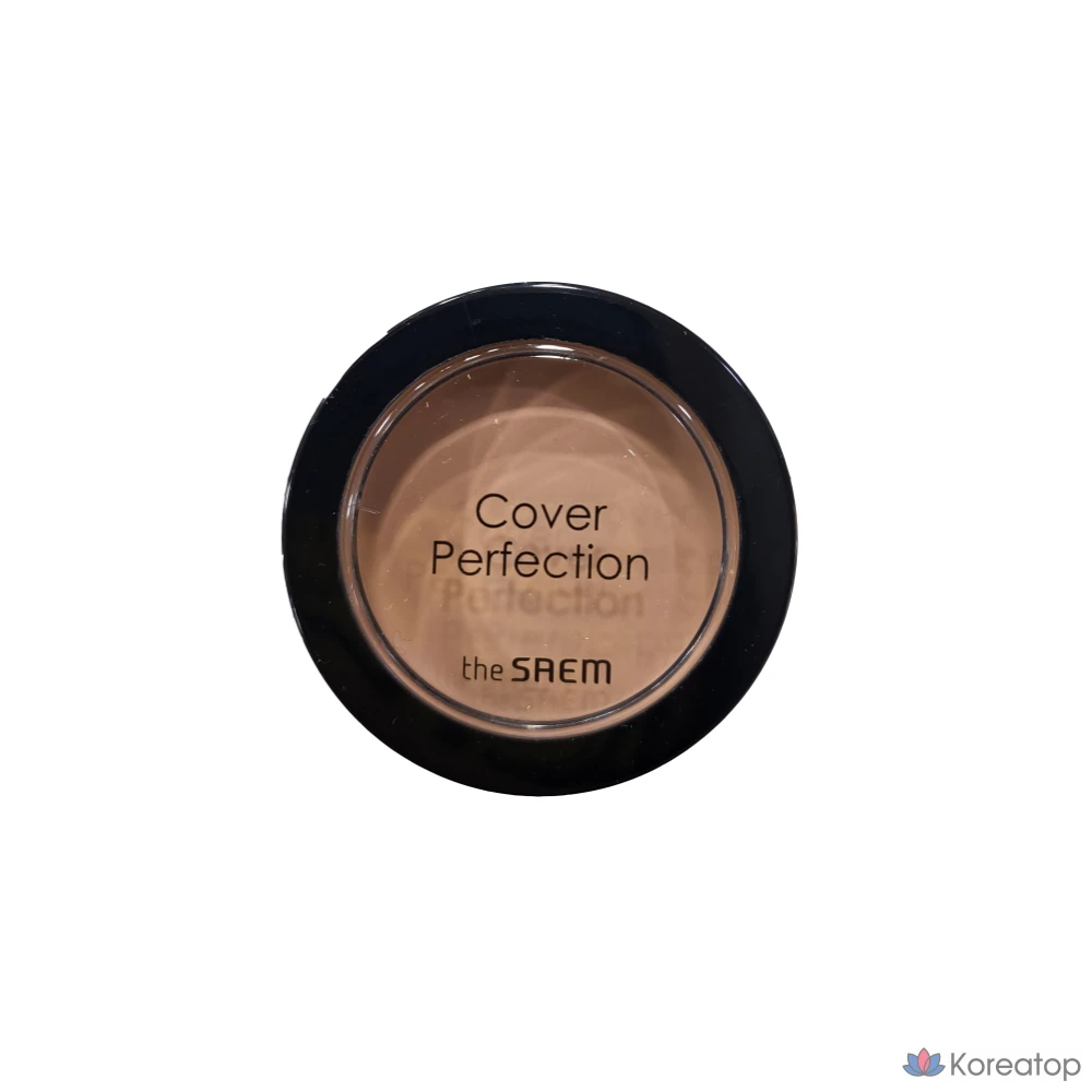Консилер The Saem Cover Perfection Pot 6 г, оттенок 0.5 Ice Beige, 1 шт., фото 4