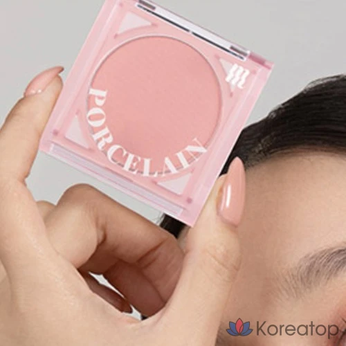 Румяна MERZY Porcelain Cheek Blusher 4,2 г, оттенок Bloom Pink, 1 шт.