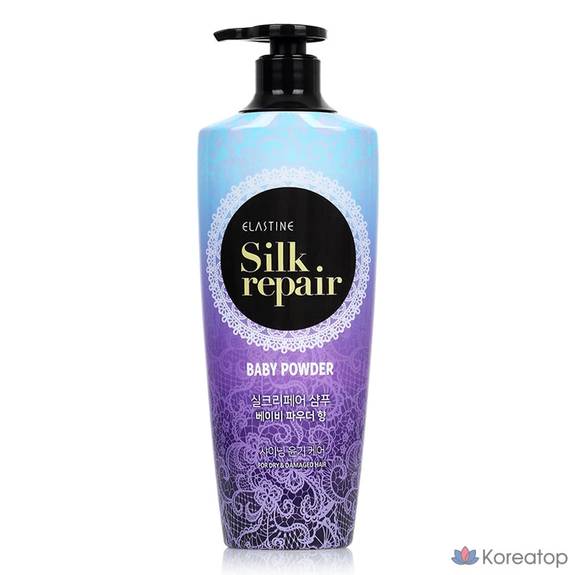 Шампунь Elastine Silk Repair с ароматом детской присыпки, 400 мл, 1 шт.
