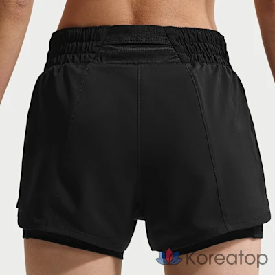 Шорты женские Nike Dri-FIT One Mid-Rise 3-Inch 2-in-1 Shorts, фото 3