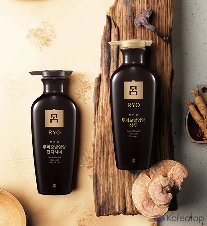 Питательный кондиционер для кожи головы и волос Ryo Jinsaengbo, 400 мл, 1 шт.