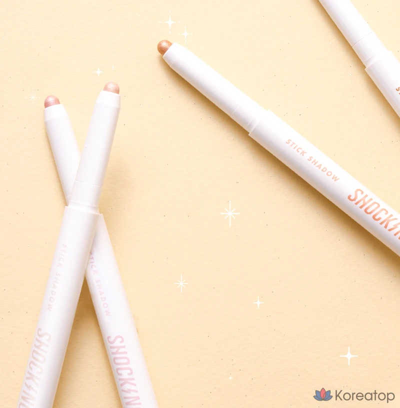 Тональные тени-карандаш Tony Moly The Shocking Color Fixing Stick Shadow, оттенок 05 Pink Bouquet, 1 шт., фото 6