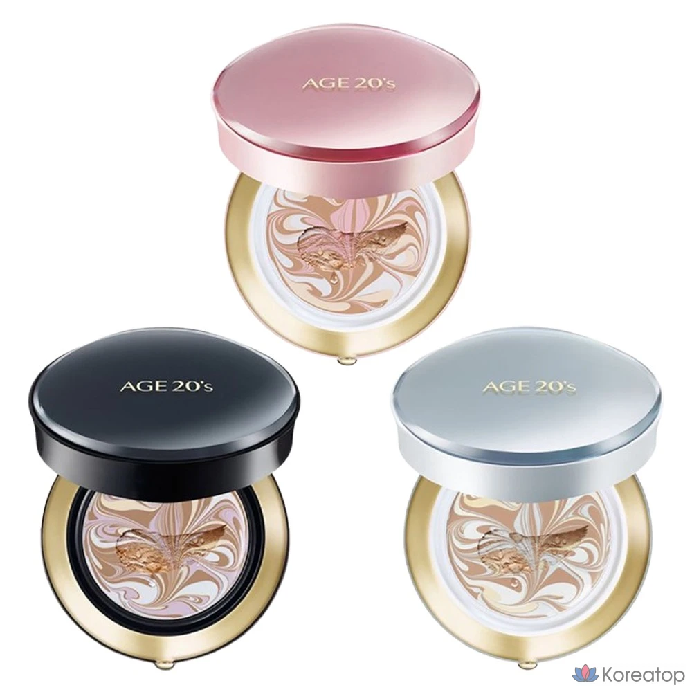 Сменный блок Age20s Signature Essence Pact Master Увлажняющий крем с двойным покрытием Velvet Age20s, сменный блок Signature Pact Master, пустой футляр Velvet № 13, 1 шт.