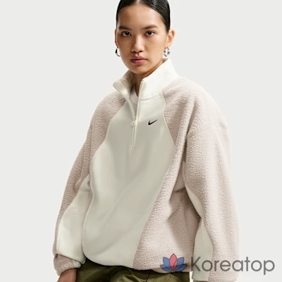 Свитшот женский Nike Studio Fleece Heavyweight Plush Oversized Quarter-Zip, фото 3