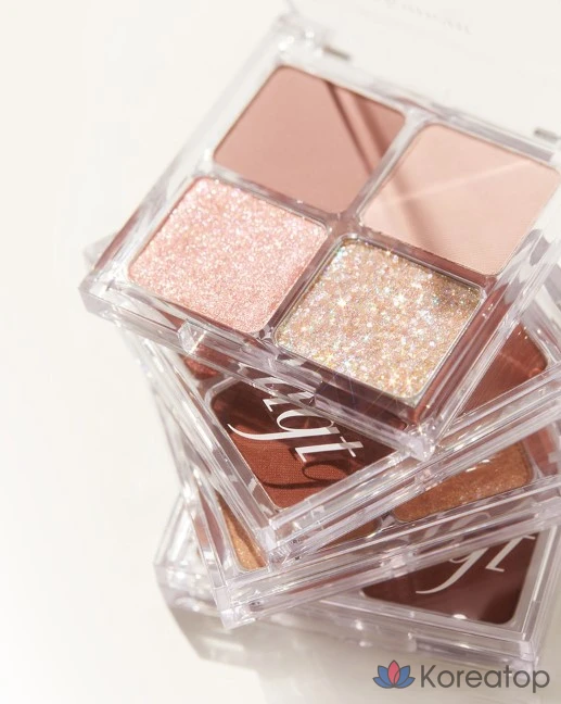 Палетка теней для век The Face Shop Eye Moment, оттенок 03 Rosy Burgundy, 1 шт., фото 5