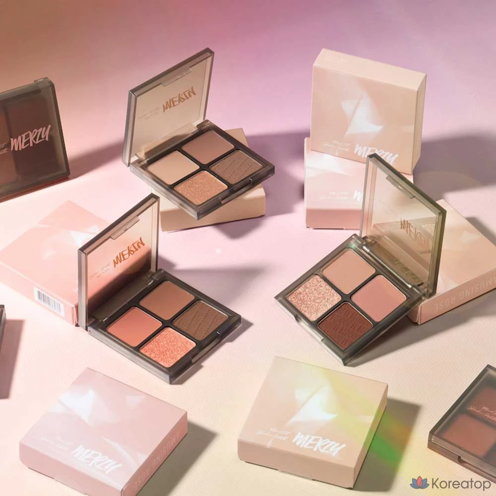 Палетка теней MERZY Mood Fit, S1 Amusing Rose, 1 шт., фото 6