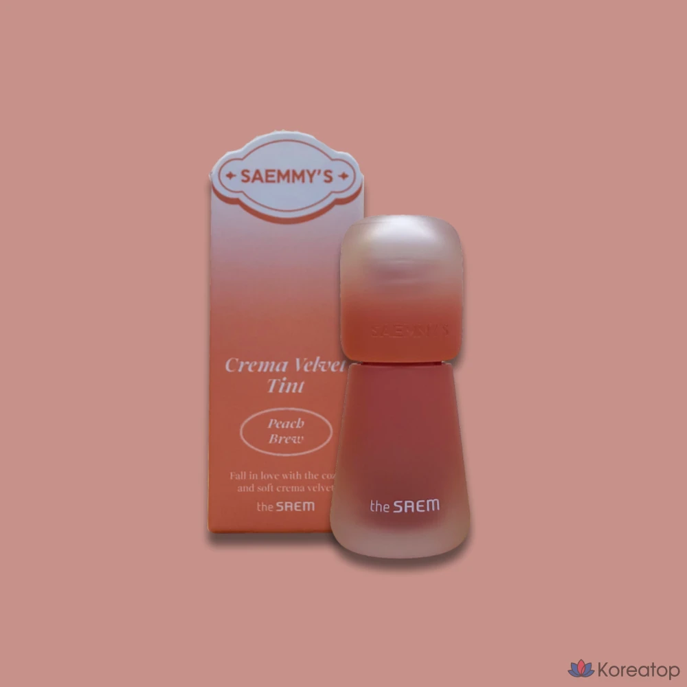 Тональный крем The Saem Crema Velvet Tint, оттенок 03 Peach Brew, 1 шт., фото 2