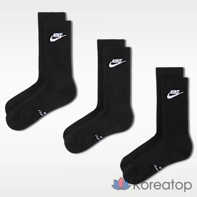Носки Nike Everyday Elevated Crew Socks, 3 пары