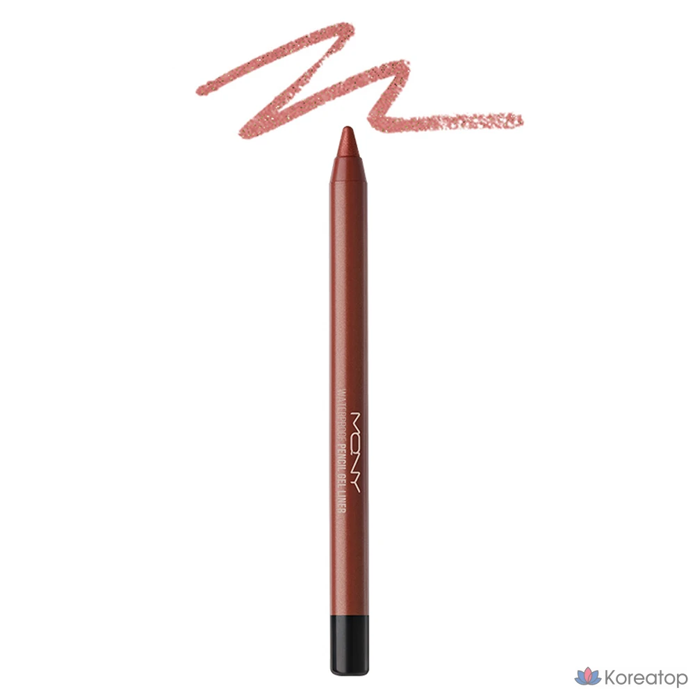 Водостойкий гелевый карандаш для глаз McQueen New York, 1,7 г, № 9 Romantic Goddess, 1 шт.