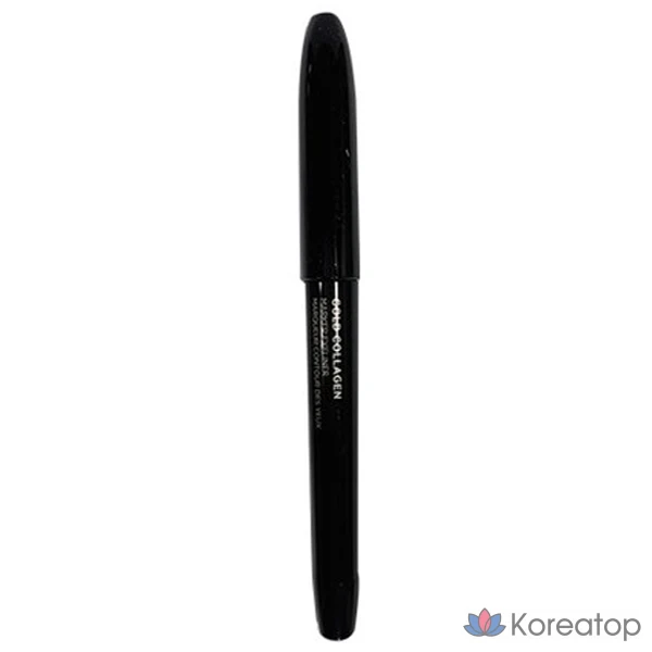 Подводка для глаз The Face Shop Gold Collagen Marker Pen Eyeliner, 1 мл (№ 01, черная), 1 шт.