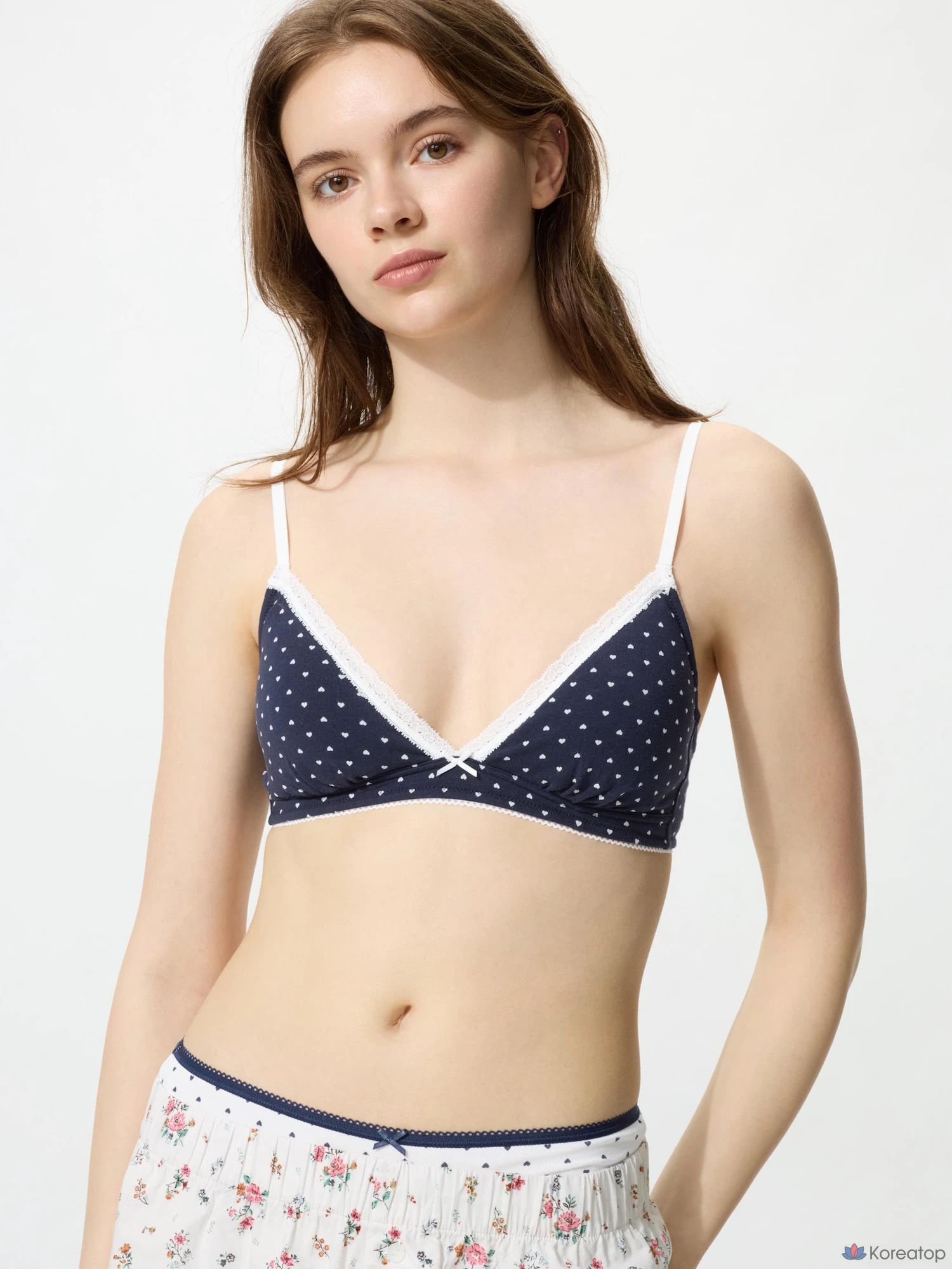 Бюстгальтер Uniqlo Cotton Wireless Bra Triangle