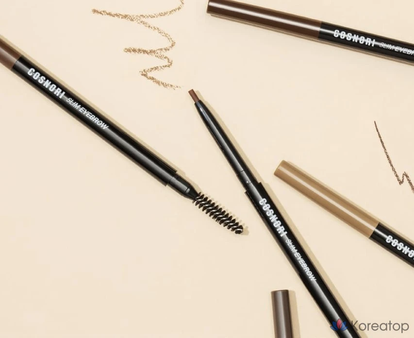 Карандаш для бровей Cosnori Slim, 0,13 г, 01 Brownie, 1 шт., фото 3