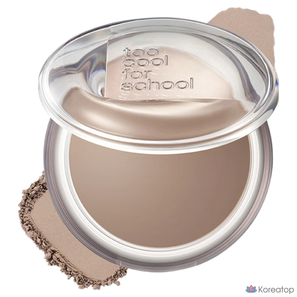 Too Cool For School Veiled Contour Pact 7.2g, Fog Ash, 1 шт.